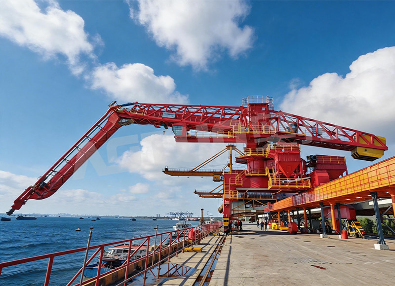  Type ATSL-B track-type environmentally friendly clinker spiral Ship Unloader